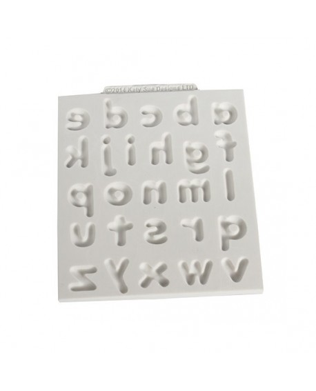 Silicone mold Katy Sue ALPHABET CIRCULATED Small letters