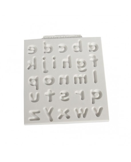 Silikonform Katy Sue ALPHABET CIRCULATED Kleine Buchstaben