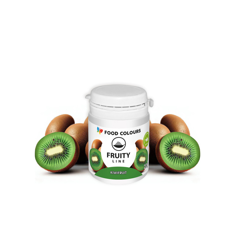 Naturalny barwnik spożywczy Fruity, kiwi, 20 g