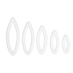 Wykrawaczki FMM 4 szt LIŚCIE