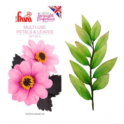 FMM cutters Leaves and petals 5 pcs Multi-use