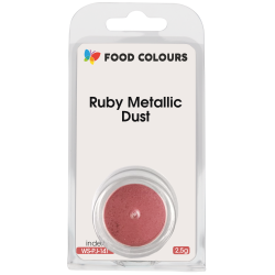 Práškové farbivo FC Metallic RUBY 2,5 g