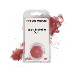 FC Metallic RUBY dust food colouring 2,5g