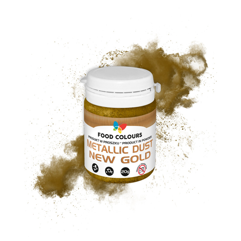 FC Metallic GOLD Pulverfarbstoff 20g Gold