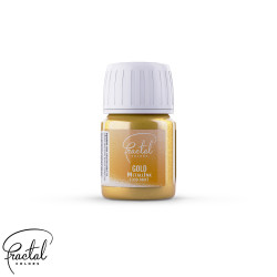 Farbka spożywcza Fractal Metaliczna 30g GOLD Złota