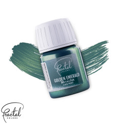 Fractal Metallic edible paint 30g GOLDEN EMERALD Golden Emerald