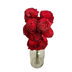 Getrocknete Blumen BELL CUP Tortendekoration 1 St.