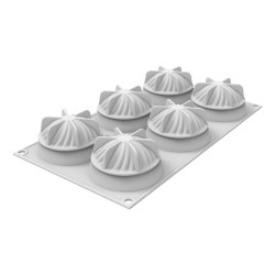 3D Silikonform Silikomart MINI GEMMA 6 Schlitze 3D Silikonform Silikomart MINI GEMMA 6 Schlitze