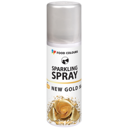Lebensmittelfarben GOLD Spray 50 ml Frei E171
