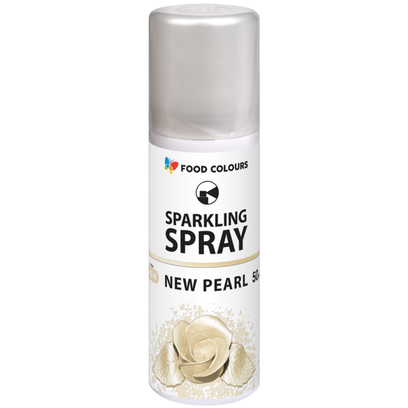 пищевой краситель-спрей FC ПЕРЛАМУТРОВЫЙ 50 ml New Pearl
