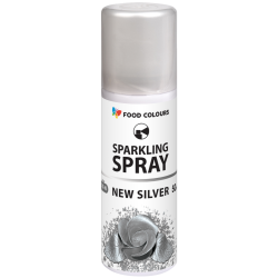 Food Colours Spray Dye SILVER 50 ml