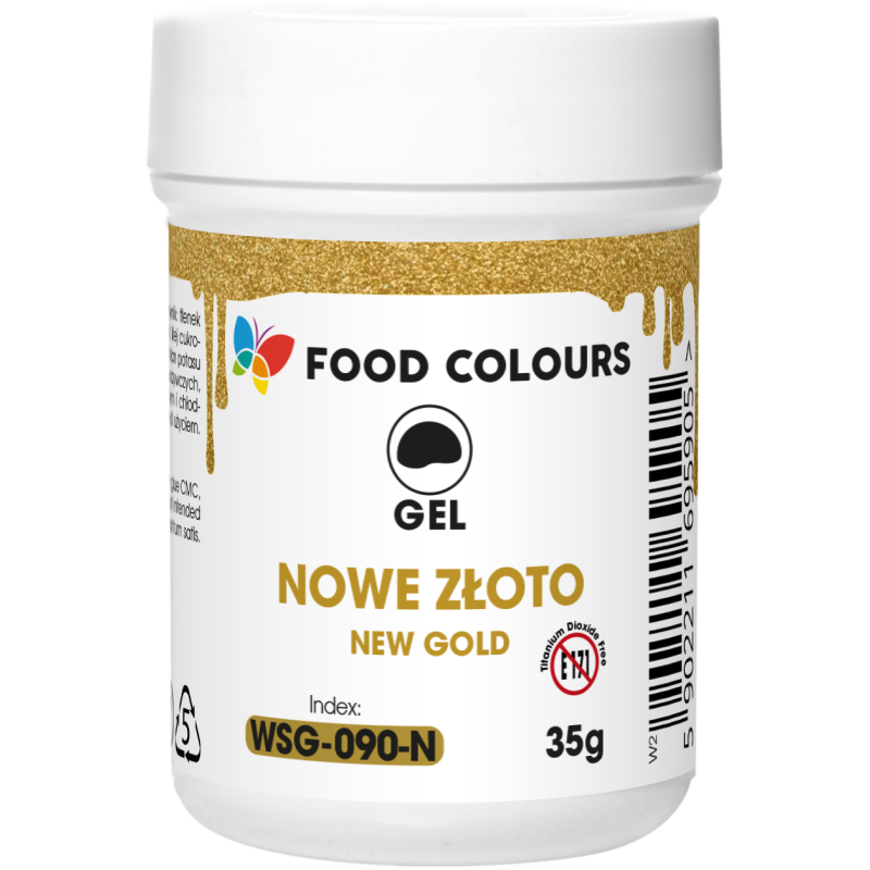 Food Colours gel color GOLD