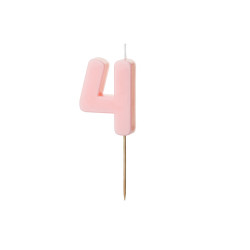 PD 0 rosa Kerze mit Krone