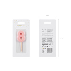 Świeczka cyferka 80 ZŁOTY KONTUR Świeczka cyferka 80 ZŁOTY KONTUR