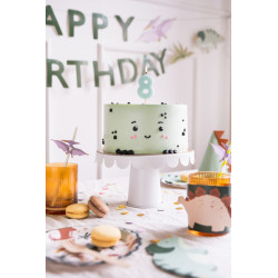 Świeczka PD 8 błękitna 5,5 cm