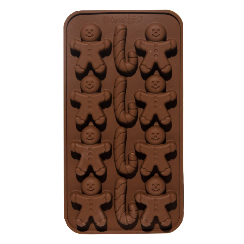 EU silicone mold CHRISTMAS CAKES AND COOKIES 12 slots