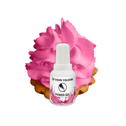 Barwnik Power Gel 20g Klar Rosa RÓŻOWY