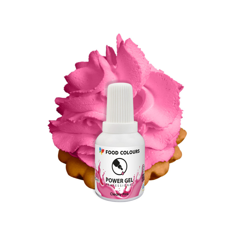 Power Gel Farbstoff 20g Klarrosa PINK