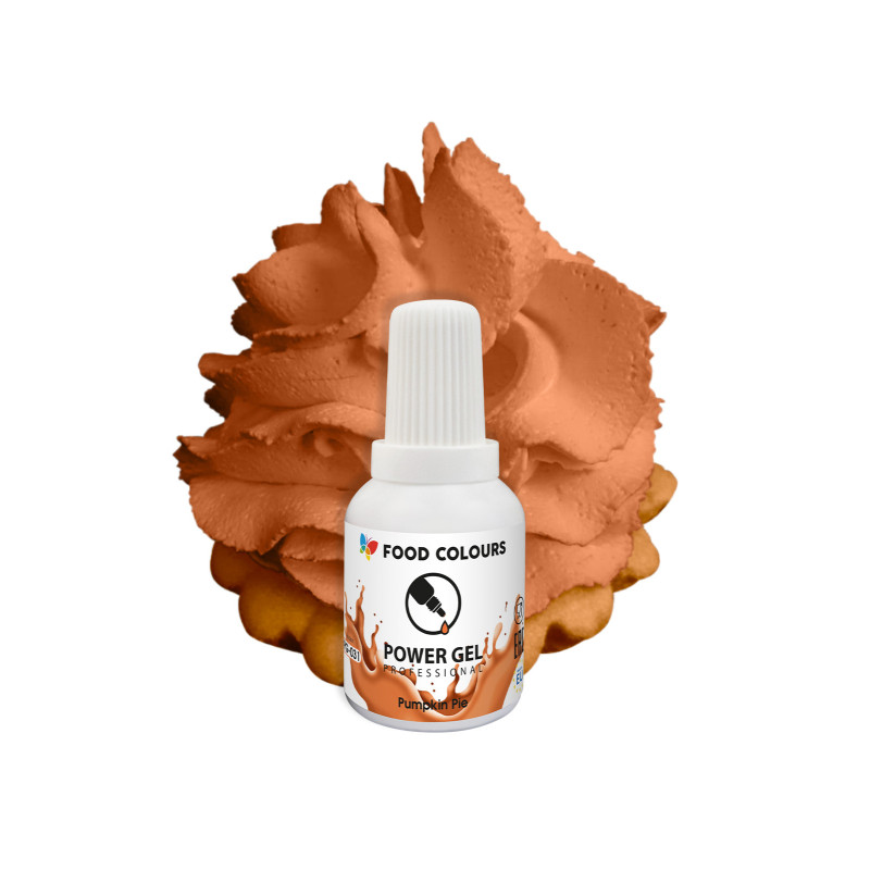 Power Gel Farbstoff 20g Kürbiskuchen