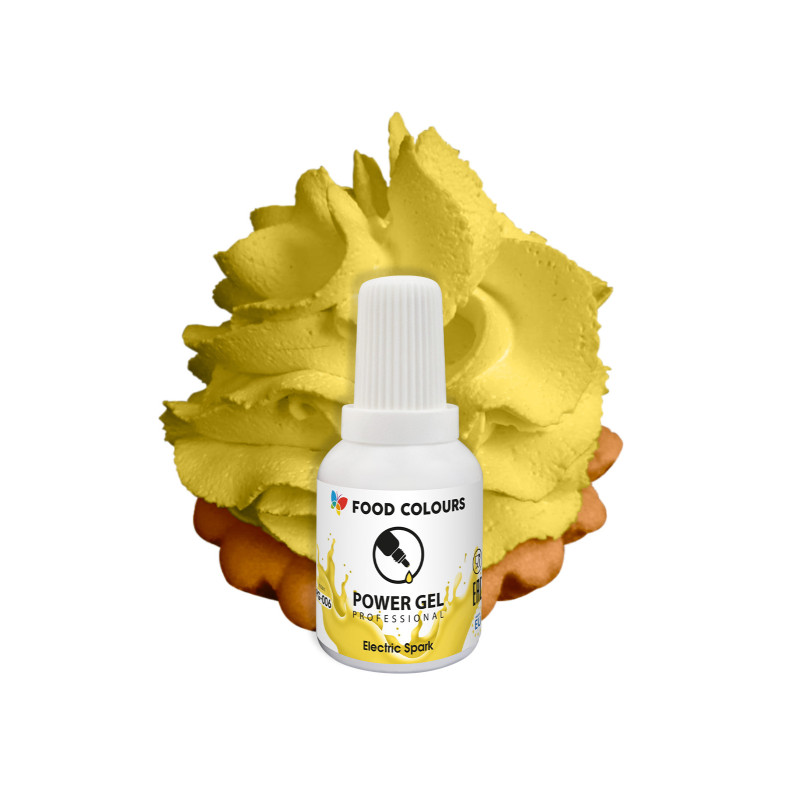 Power Gel dye 20g Electric Spark SUNNY YELLOW