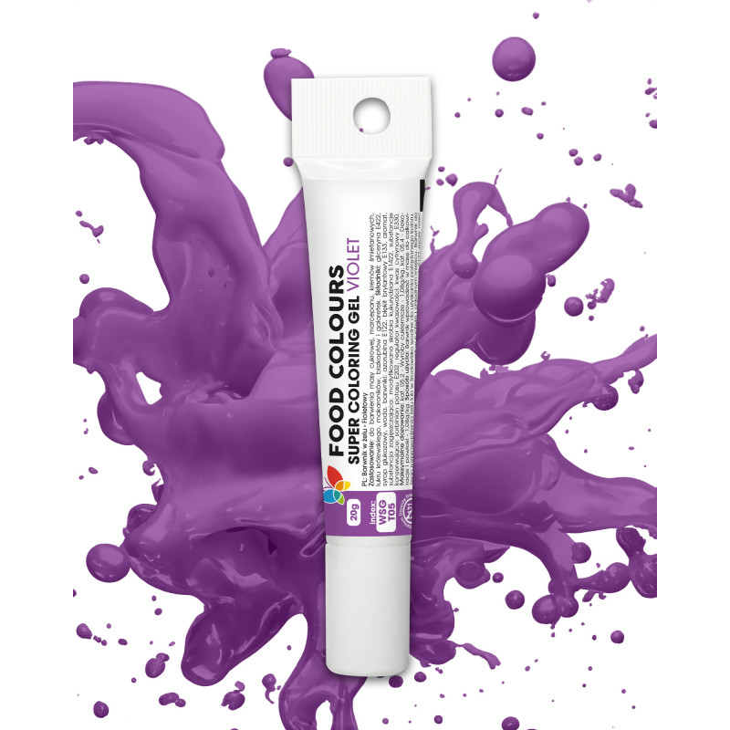 Barwnik w tubce fioletowy Food Colours