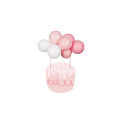 Balonowy topper Róż 8 szt Balony