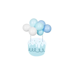 Balonowy topper Niebieski 8 szt Balony
