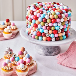 Sprinkle Sweet Buffet Silver Pearls 115g knusprige Schokoladenkugeln