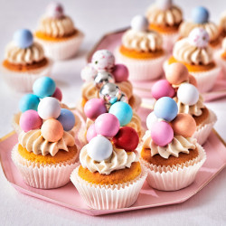 Sprinkle Sweet Buffet Silver Pearls 115g knusprige Schokoladenkugeln