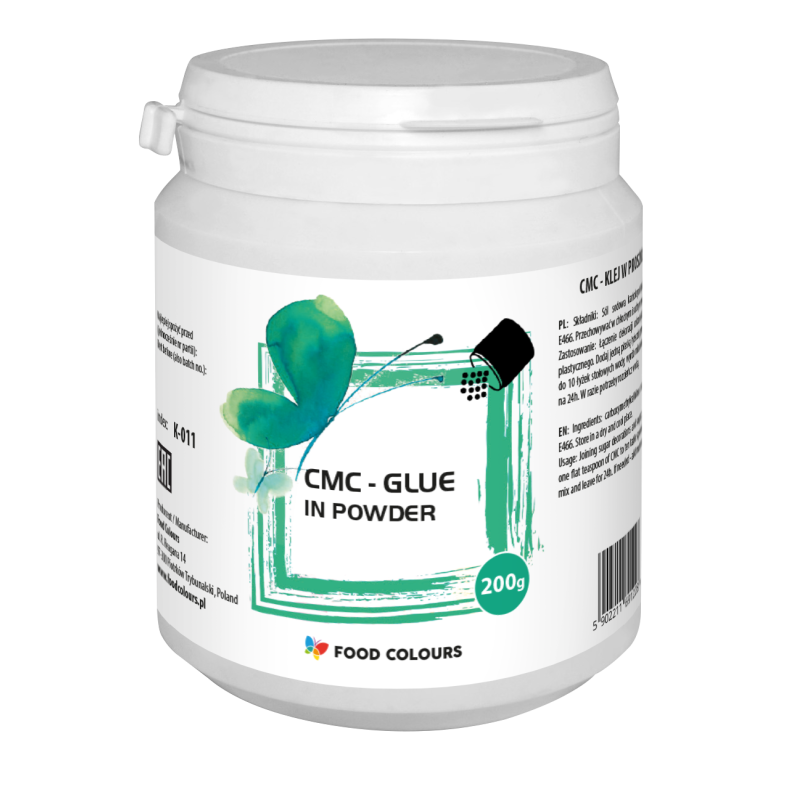 CMC Food Colours powder 200 g Tylo Food glue powder