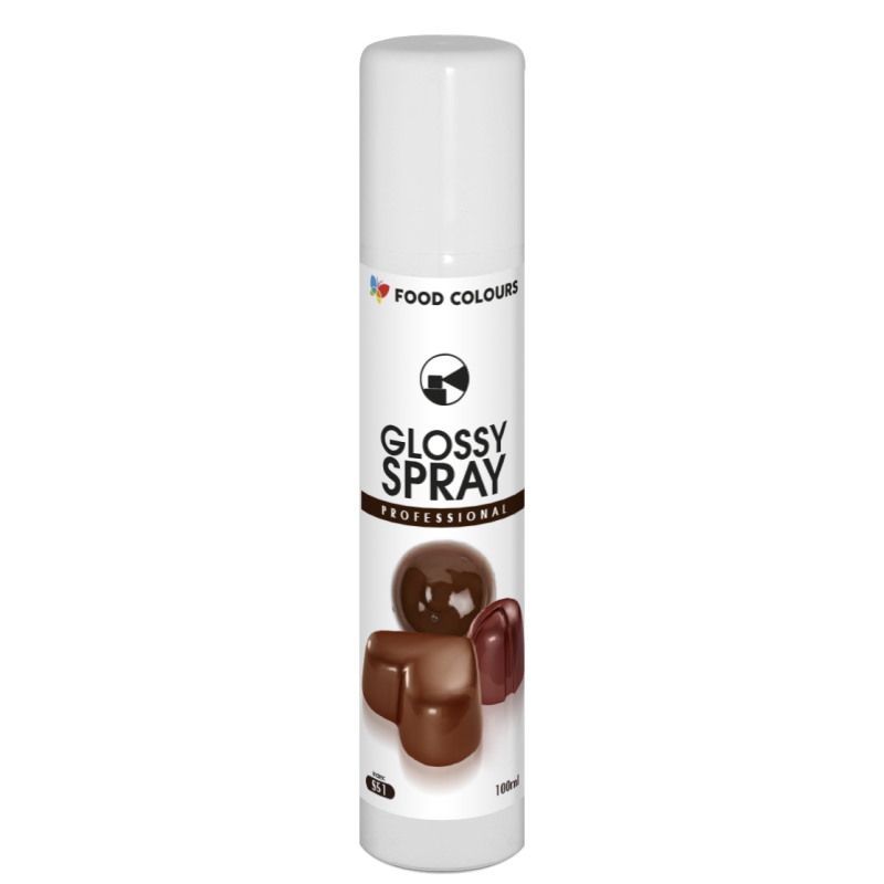 Food Colours Glaze, Glossy Spray 100 ml Glossy