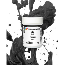 Barwnik w żelu Food Colours CZARNY