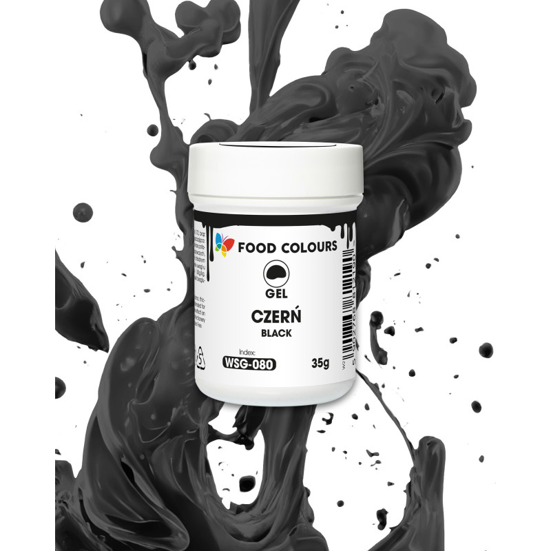 Food Colours Gel Dye BLACK