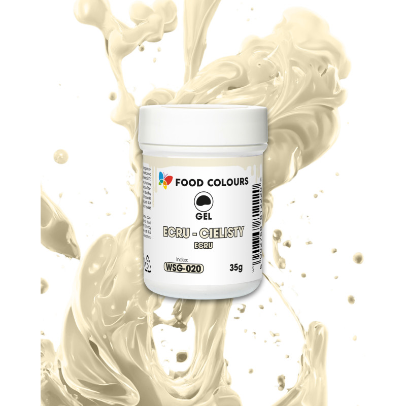 Food Colours Gel Dye ECRU - WHITE