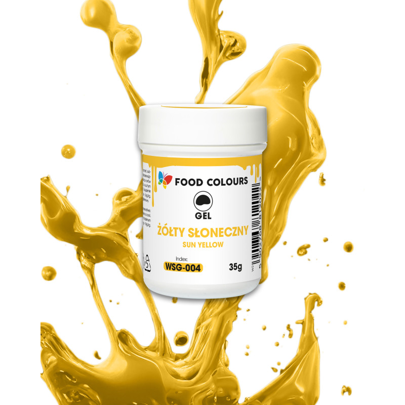 Food Colours Gel Dye Sunshine Yellow