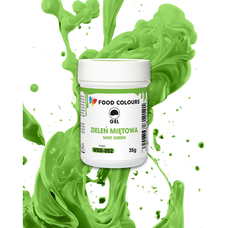 Food Colours Gel Dye GREEN MINT