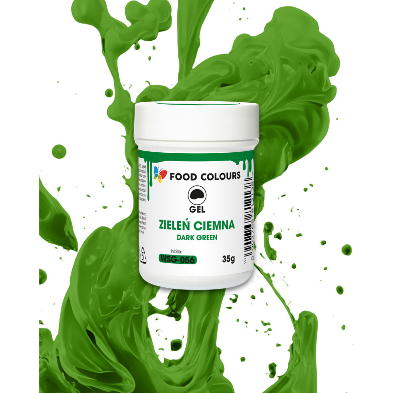 Food Colours Gel Dye Dark Green