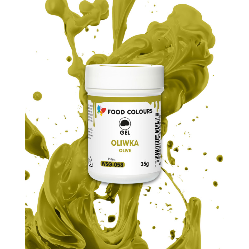 Food Colours Gel Dye Olive Green