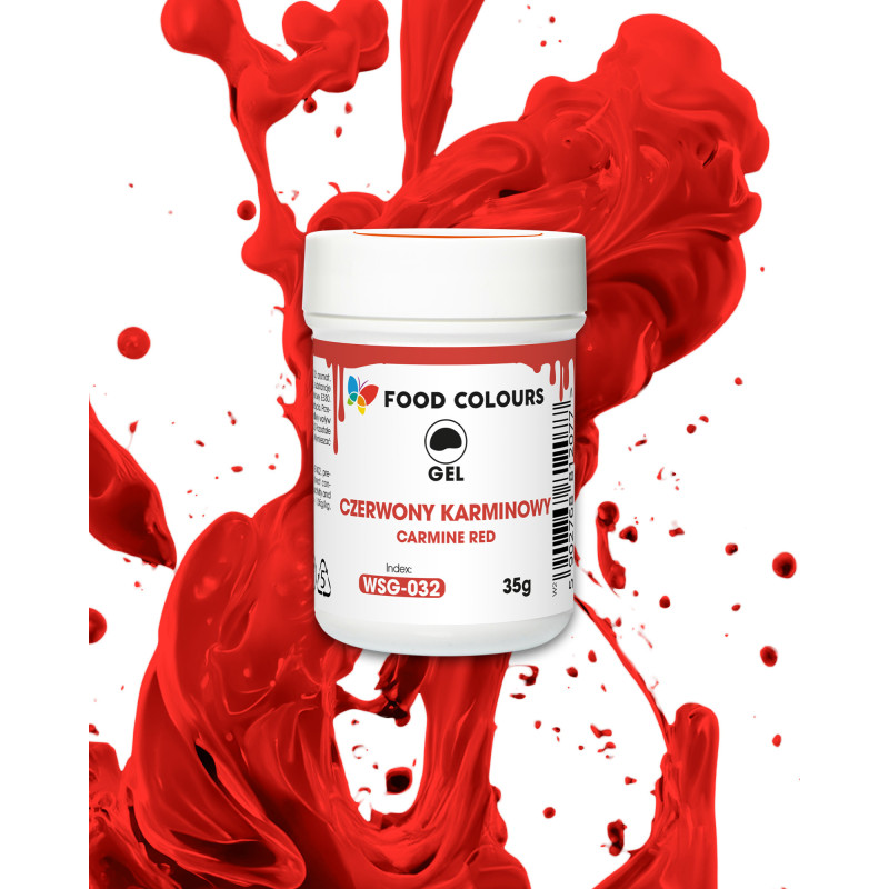 Food Colours gel food colour carmine red
