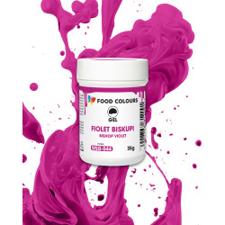 Food colouring gel Food Colours PURPLE BISKUPI
