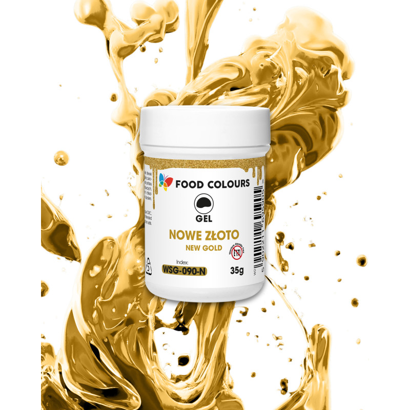 Food Colours gel color GOLD