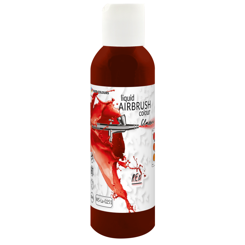 Airbrush-Farbstoff ROT 135 ml Lebensmittelfarben 