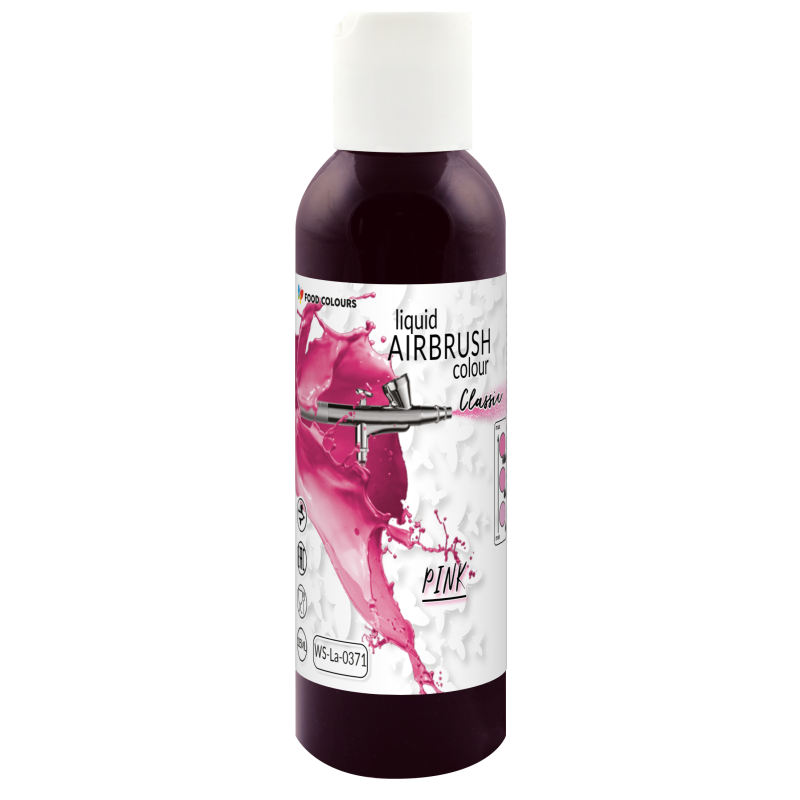 Airbrush-Farbstoff Rosa 135 ml Lebensmittelfarben