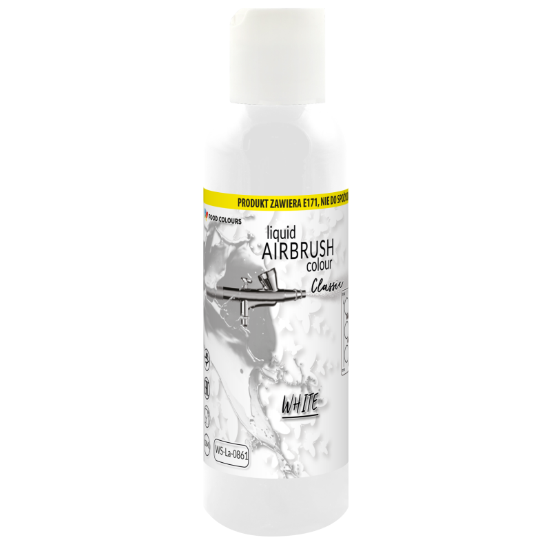 Airbrush Dye WHITE 135 ml Lebensmittelfarben