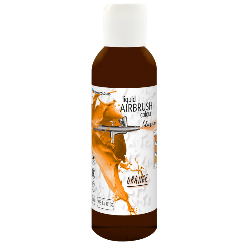 Airbrush-Farbstoff Orange 135 ml Lebensmittelfarben