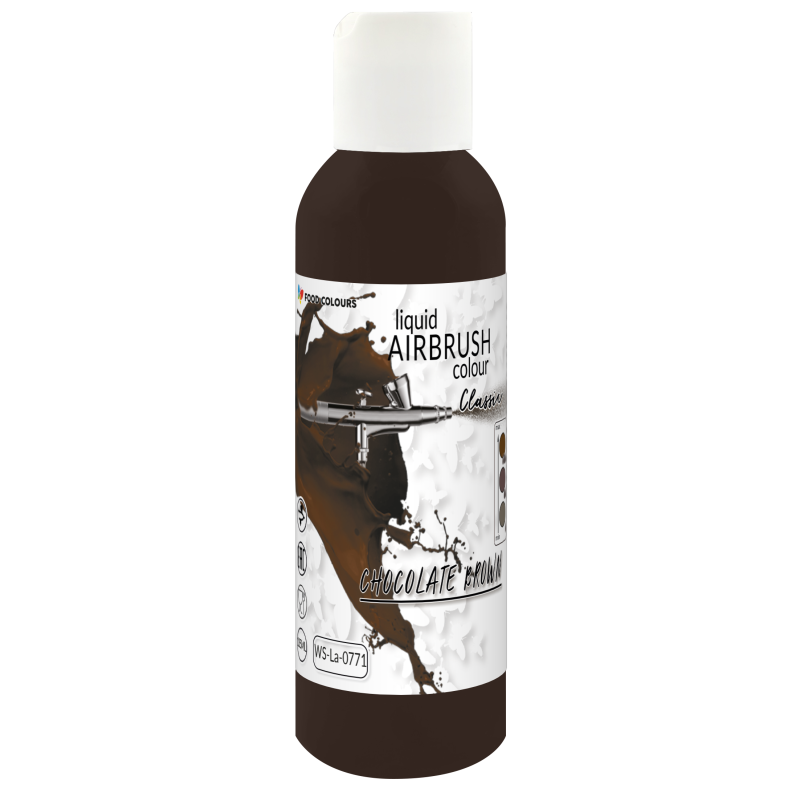 Airbrush Dye Chocolate Brown 135 ml Food Colours brown