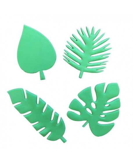 Foremki PC LIŚCIE TROPIKALNE 4 szt monstera
