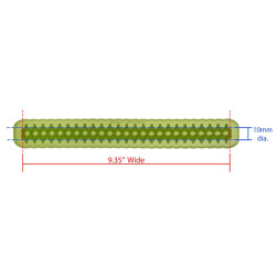 Forma silikonowa Bordiura - ŁAŃCUSZEK PEREŁEK 10 mm