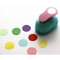 Dziurkacz do kółek 7,5 cm koła z papieru waflowego