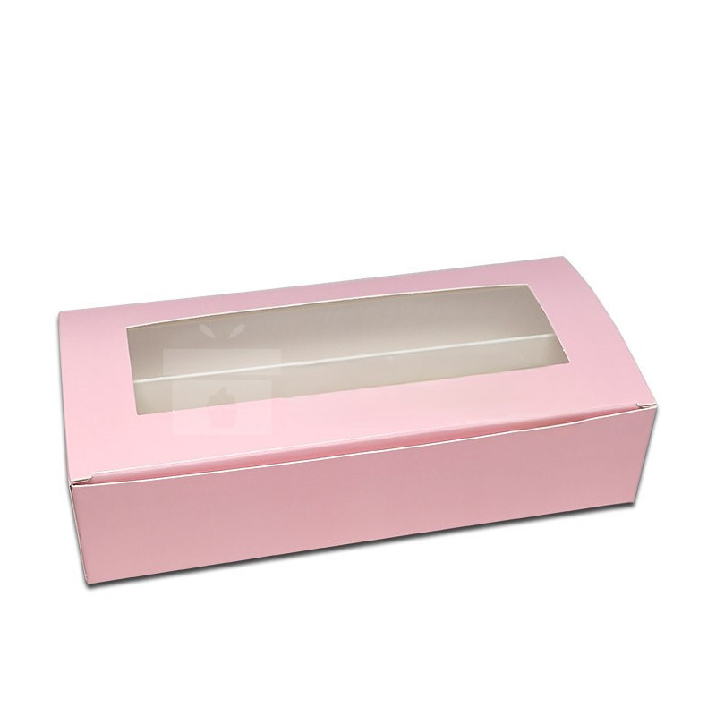 BOX FÜR GROSSE 20x9 cm Macarons + Einlage Set von 10 Stück